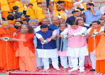 Uttarakhand News: ऋषिकेश में नितिन नवीन ने की भव्य गंगा आरती, सीएम धामी संग प्रदेशवासियों के सुख-समृद्धि की कामना…