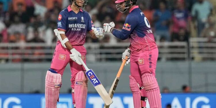 वैभव सूर्यवंशी का तूफानी अंदाज, फिर भी बड़ा स्कोर नहीं बना पाई Rajasthan Royals