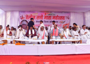उप मुख्यमंत्री अरुण साव प्रथम तेलीन सत्ती माता महोत्सव में हुए शामिल…..