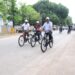 उप मुख्यमंत्री अरुण साव ने सायकल चलाकर फिट रहने और पर्यावरण संरक्षण का दिया संदेश….