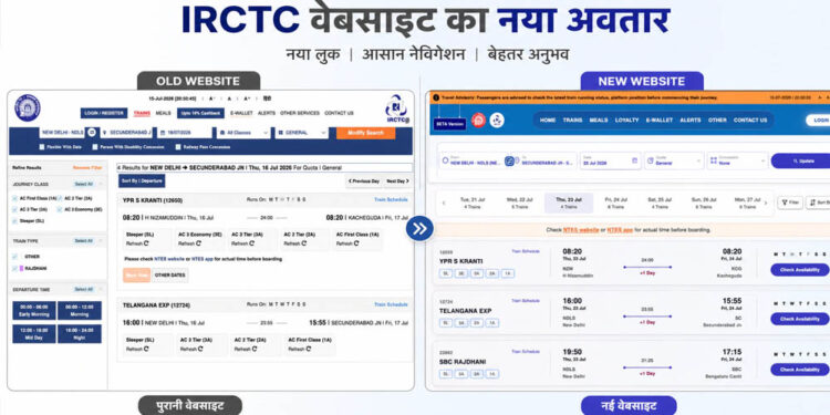 22 साल बाद बदली IRCTC की वेबसाइट, नई BETA साइट पर टिकट बुकिंग होगी पहले से ज्यादा आसान
