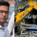 अभिषेक बनर्जी के कथित अवैध दफ्तर पर चला बुलडोजर, तीन JCB से ढहाई जा रही पांच मंजिला इमारत