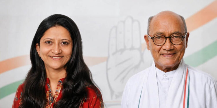 दिग्विजय सिंह पर कांग्रेस महासचिव का बड़ा हमला, बोलीं- पुत्र मोह में संगठन को पहुंचा रहे नुकसान