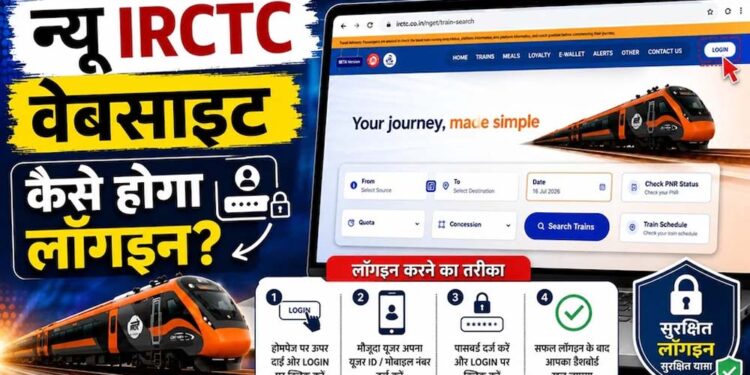IRCTC की नई वेबसाइट लॉन्च, पुराने अकाउंट से ही कर सकेंगे टिकट बुकिंग