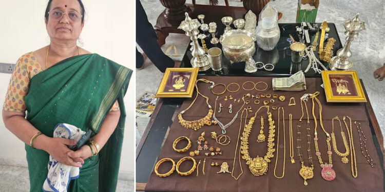 कर्नाटक में लोकायुक्त का बड़ा एक्शन! कृषि अधिकारी पुष्पा के घर छापे में सोना-नकदी बरामद, जांच जारी