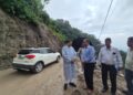 मसूरी में सड़क और डबल लेन पुल निर्माण में तेजी के निर्देश, मौके पर पहुंचे मंत्री महाराज