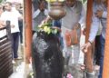 श्रम मंत्री लखनलाल देवांगन ने कोपाबेड़ा शिव मंदिर में की पूजा-अर्चना
