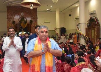 माँ बनभौरी धाम में नतमस्तक हुए पर्यटन एवं संस्कृति मंत्री राजेश अग्रवाल, प्रदेश की सुख-समृद्धि और खुशहाली की कामना की…..