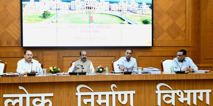 लोक निर्माण विभाग राज्य का 'ग्रोथ इंजन', विभाग पर अधोसंरचना विकसित करने की अहम जिम्मेदारी – उप मुख्यमंत्री अरुण साव……