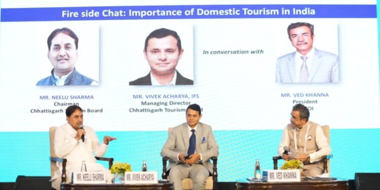 नई दिल्ली के होटल ताज में आयोजित फेथ कांक्लेव 2026 में छत्तीसगढ़ पर्यटन की प्रभावशाली प्रस्तुति, राष्ट्रीय पर्यटन मानचित्र पर मजबूत हुई प्रदेश की पहचान….