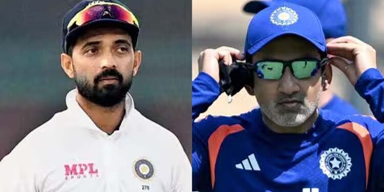 रहाणे ने गंभीर को दी सलाह, बोले टेस्ट टीम में सीनियर खिलाड़ियों की जरूरत है