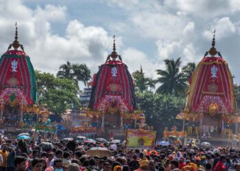लॉस एंजेलिस की जगन्नाथ रथ यात्रा में पहुंचे अर्नोल्ड श्वार्जनेगर, फैंस रह गए हैरान
