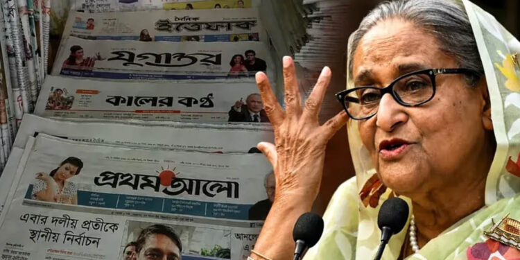 दिल्ली में शेख हसीना की प्रेस कॉन्फ्रेंस से बांग्लादेश में सियासी भूचाल, अखबारों ने जताया कड़ा विरोध