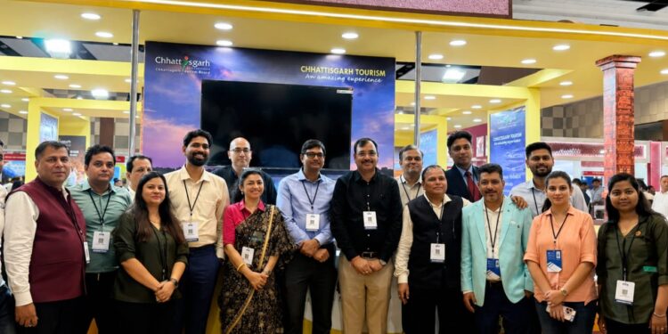 गुजरात में छत्तीसगढ़ पर्यटन की दमदार दस्तक, ट्रैवल एंड टूरिज्म फेयर गांधीनगर में छत्तीसगढ़ टूरिज्म बोर्ड की प्रभावी सहभागिता, देशभर से पहुंचे पर्यटन क्षेत्र के प्रतिनिधियों ने राज्य के पर्यटन वैभव को सराहा…..