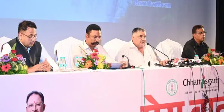 पर्यटन और संस्कृति विभाग की उपलब्धियों पर मंत्री राजेश अग्रवाल की प्रेस कॉन्फ्रेंस