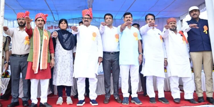 रिमझिम फुहारों के बीच खेल प्रतिभाओं ने भरी उड़ान, 26वीं राज्य स्तरीय शालेय क्रीड़ा प्रतियोगिता का भव्य शुभारंभ….
