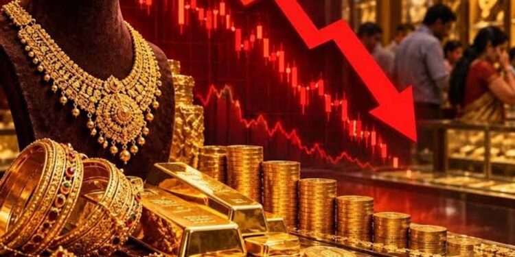 सोने के दाम में ₹4,140 की बड़ी गिरावट, 1.50 लाख से नीचे आया भाव; चांदी भी लुढ़की