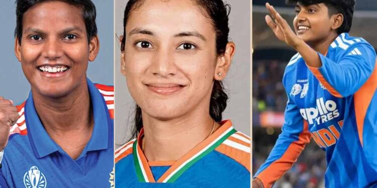 ICC टी20 रैंकिंग में श्री चरणी ने रचा इतिहास, दीप्ति शर्मा ने लगाई लंबी छलांग