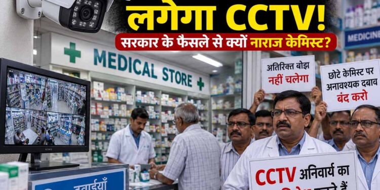 हर मेडिकल स्टोर पर CCTV का प्रस्ताव, सरकार के फैसले से क्यों नाराज केमिस्ट?
