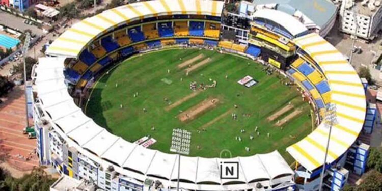 भारत-वेस्टइंडीज T20 के लिए होलकर स्टेडियम तैयार, मैदान पर दिखेगा चेक्स पैटर्न
