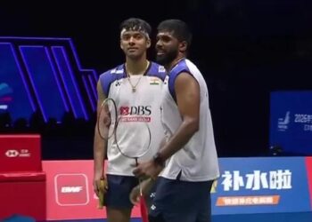 सात्विक-चिराग की चीन मास्टर्स में धाक, मलेशियाई जोड़ी को हराकर तीसरी बार फाइनल में पहुंचे