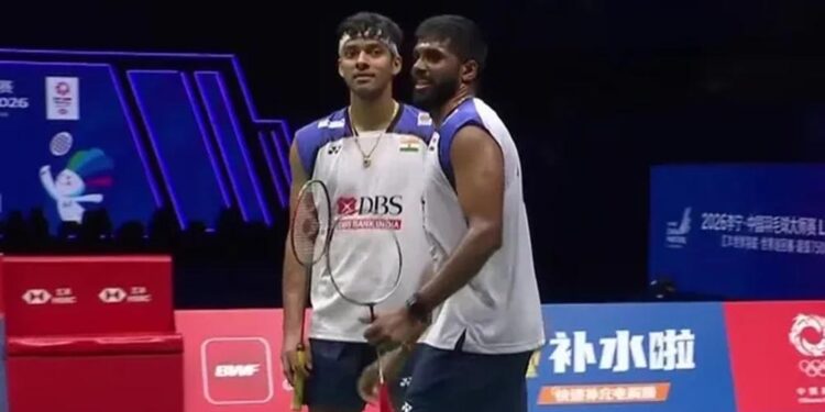 सात्विक-चिराग की चीन मास्टर्स में धाक, मलेशियाई जोड़ी को हराकर तीसरी बार फाइनल में पहुंचे