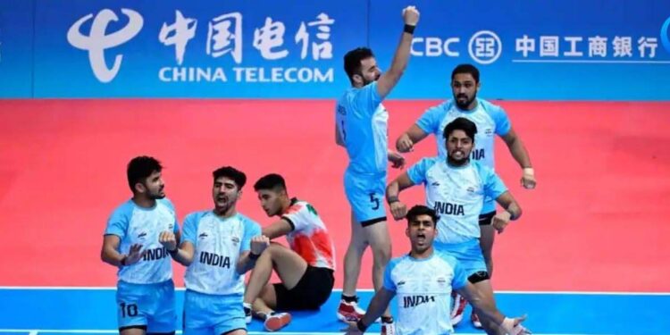 एशियन गेम्स 2026: भारत ने जापान को 49-24 से हराया, कबड्डी में विजयी आगाज