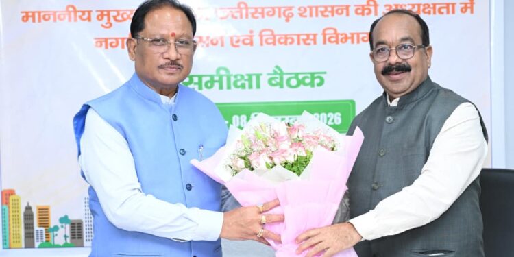शहरों में नागरिक सुविधाओं और विकास कार्यों में लाएं तेजी : मुख्यमंत्री विष्णु देव साय…..