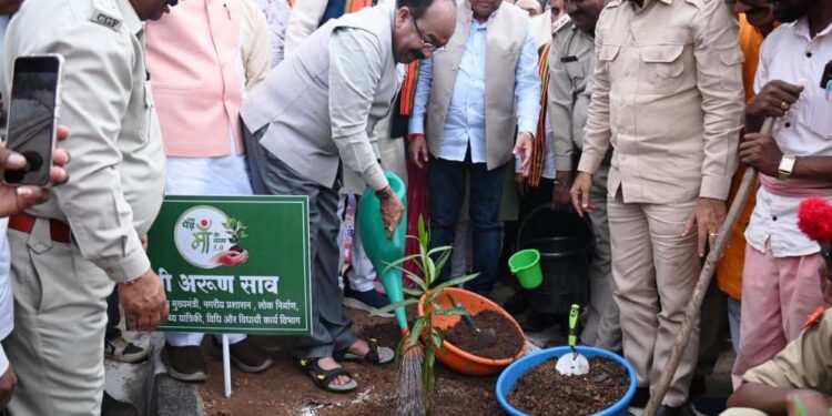 मां के सम्मान में लगाया गया प्रत्येक पौधा प्रकृति संरक्षण के संकल्प का प्रतीक – उप मुख्यमंत्री अरुण साव…..