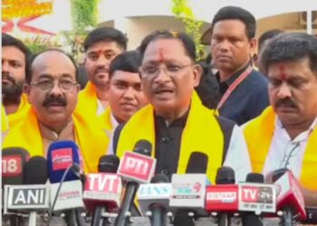 सेवा संकल्प अभियान के सफल आयोजन के लिए उप मुख्यमंत्री श्री अरुण साव ने ली वर्चुअल बैठक