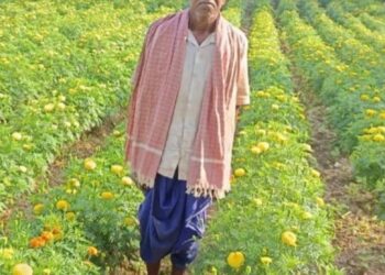 ’धान से गेंदा की खेती की ओर बढ़े आनंद राम, 0.400 हेक्टेयर में कमाया 3.96 लाख रुपए’….