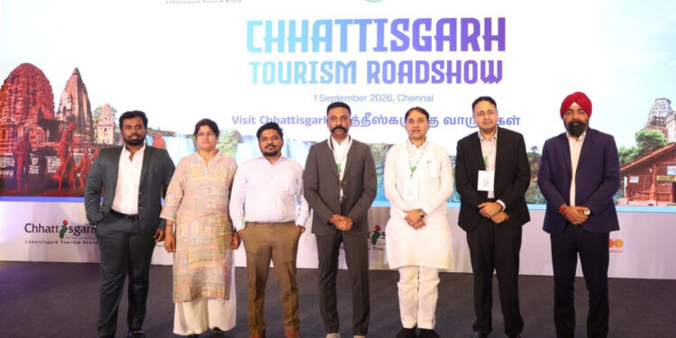 दक्षिण भारत के पर्यटन बाजार में छत्तीसगढ़ ने बढ़ाया कदम: छत्तीसगढ़ टूरिज्म बोर्ड के चेन्नई रोड शो में टूर ऑपरेटर्स से सीधा संवाद, छत्तीसगढ़ भ्रमण के लिए पर्यटकों को जोड़ने पर जोर….