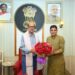 राज्यपाल रमेन डेका से मंत्री टंकराम वर्मा ने की सौजन्य भेंट….
