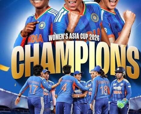 महिला टी-20 एशिया कप 2026 की चौंपियन बनी भारतीय टीम, वित्त मंत्री ओपी चौधरी ने दी बधाई….