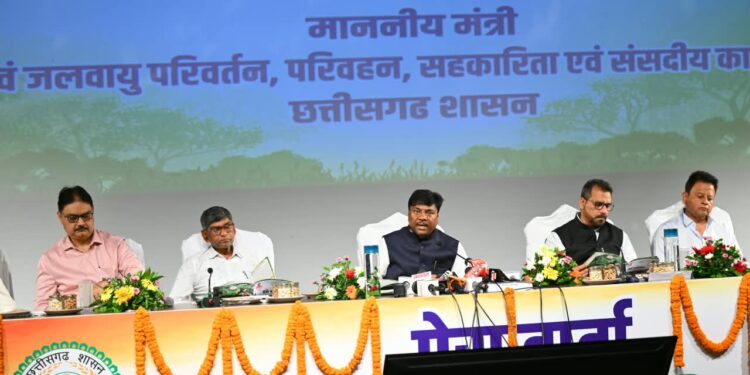 मंत्री केदार कश्यप की प्रेस कॉन्फ्रेंस, वन-परिवहन से सहकारिता तक गिनाईं विभागीय उपलब्धियां….