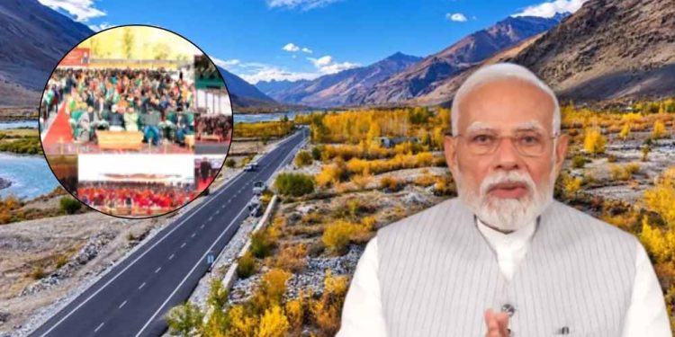लद्दाख को ₹3,350 करोड़ की सौगात, PM मोदी ने शुरू कीं 5 बड़ी विकास परियोजनाएं