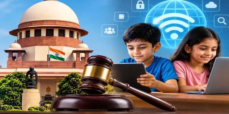 बच्चों के इंटरनेट इस्तेमाल पर पूरी पाबंदी के खिलाफ सुप्रीम कोर्ट, बताया मौलिक अधिकार