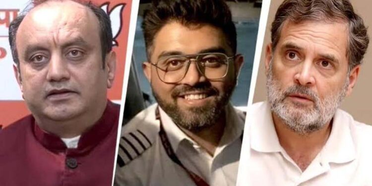 पायलट स्मित मछार की बहादुरी पर कांग्रेस की चुप्पी, बीजेपी सांसद सुधांशु त्रिवेदी ने उठाए सवाल