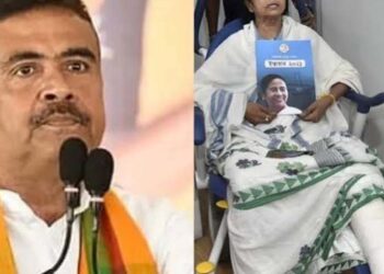 नंदीग्राम में शुभेंदु अधिकारी का बड़ा दावा, बोले- ममता के पैर में नहीं हुआ था फ्रैक्चर