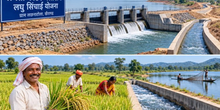 सेवा की कहानी : लमती फीडर जलाशय योजना से किसानों के खेतों में पहुंचेगा सिंचाई का पानी….