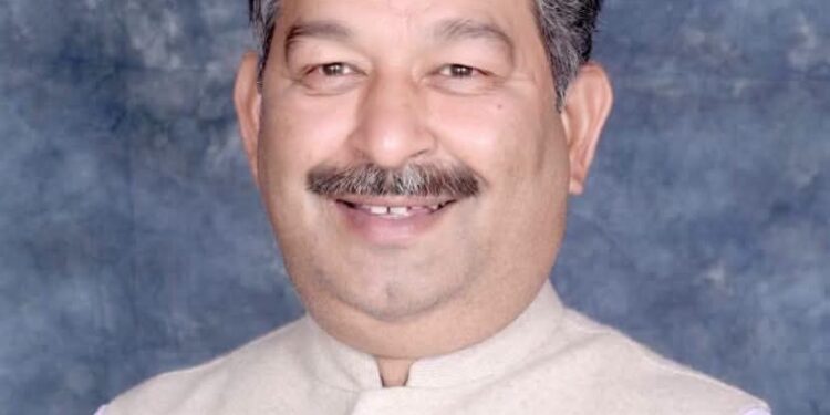 भाजपा ने दिनेश आर्य को बनाया राज्यसभा प्रत्याशी