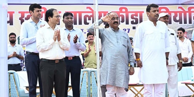 उप मुख्यमंत्री  अरुण साव ने राज्य स्तरीय शालेय क्रीड़ा प्रतियोगिता का किया शुभारंभ,प्रदेशभर के 571 खिलाड़ी दिखाएंगे दमखम…