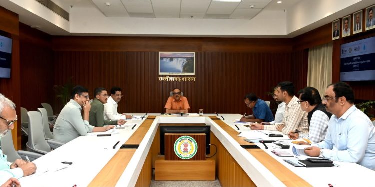मुख्य सचिव की अध्यक्षता में मिशन अमृत 2.0 की राज्य स्तरीय हाई पावर स्टेयरिंग कमेटी की बैठक संपन्न