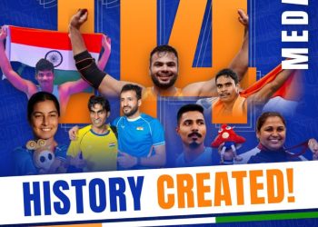 ’एशियन पैरा गेम्स में भारत का ऐतिहासिक परचम, 114 पदकों के साथ टीम इंडिया ने रचा नया इतिहास’, ’भारतीय पैरा खिलाड़ियों की अभूतपूर्व उपलब्धि पर वित्त मंत्री ओपी चौधरी ने दी बधाई’….