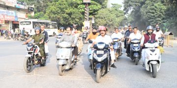 उप मुख्यमंत्री अरुण साव निकले स्कूटी पर, शहर भ्रमण कर सफाई और निर्माण कार्यों का किया निरीक्षण…..
