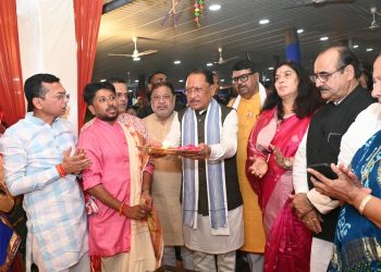 मुख्यमंत्री निवास में गरबा महोत्सव की धूम, भक्ति और उल्लास के रंग में रंगा आयोजन….