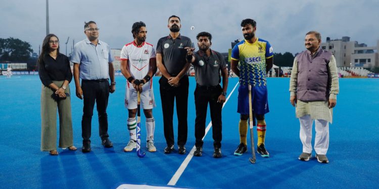 न्यायधानी नाइट्स और मैनपाट टाइटन्स के डिफेंडर्स का बेहतरीन प्रदर्शन, मैच 1-1 से ड्रॉ
