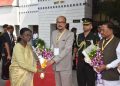 राष्ट्रपति द्रौपदी मुर्मु का लोकभवन में आत्मीय स्वागत…..